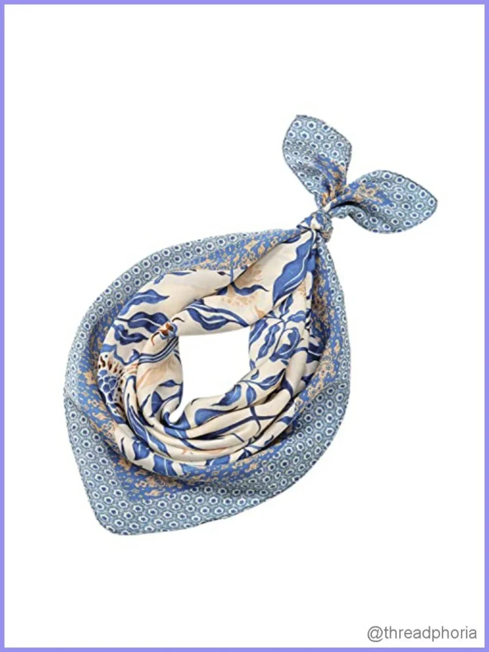 Satin Silk Feel Hair Scarf Wrap 27.5in Square Neck Scarf Gift